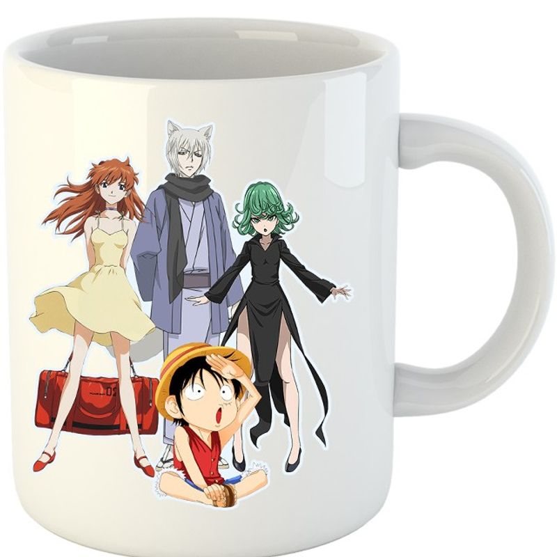 Casa si Gradina - Bucatarie si vesela - Cani si pahare - Cani si cesti - Cana Kamisama Kimono One Punch Man One Piece, alba,  330 ml - Infinity.ro