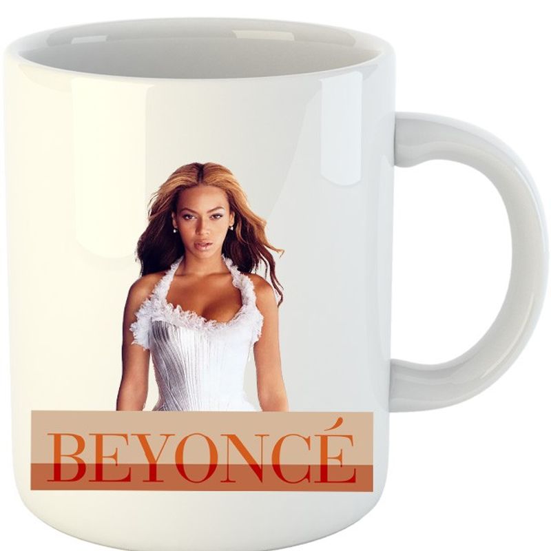 Casa si Gradina - Bucatarie si vesela - Cani si pahare - Cani si cesti - Cana Beyonce Artist Award Winner Oscar MTV European, alba,  330 ml - Infinity.ro