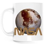 Casa si Gradina - Bucatarie si vesela - Cani si pahare - Cani si cesti - Cana NASA Logo Pluto Planet New Small Dwarf Exo, alba,  330 ml - Infinity.ro