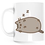 Casa si Gradina - Bucatarie si vesela - Cani si pahare - Cani si cesti - Cana Pusheen Cat Somn Sforait Pisica Plush Pussy, alba, 330 ml - Infinity.ro