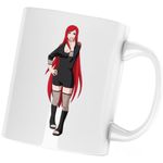 Casa si Gradina - Bucatarie si vesela - Cani si pahare - Cani si cesti - Cana Naruto Uzumaki Kushina Anime Girl Manga, alba, 330 ml - Infinity.ro