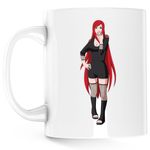 Casa si Gradina - Bucatarie si vesela - Cani si pahare - Cani si cesti - Cana Naruto Uzumaki Kushina Anime Girl Manga, alba, 330 ml - Infinity.ro