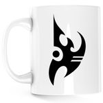 Casa si Gradina - Bucatarie si vesela - Cani si pahare - Cani si cesti - Cana StarCraft 2 Protoss Logo Simbol Game, alba, 330 ml - Infinity.ro