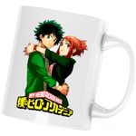 Casa si Gradina - Bucatarie si vesela - Cani si pahare - Cani si cesti - Cana My Hero Academia Deku Uraraka Love Anime, alba, 330 ml - Infinity.ro