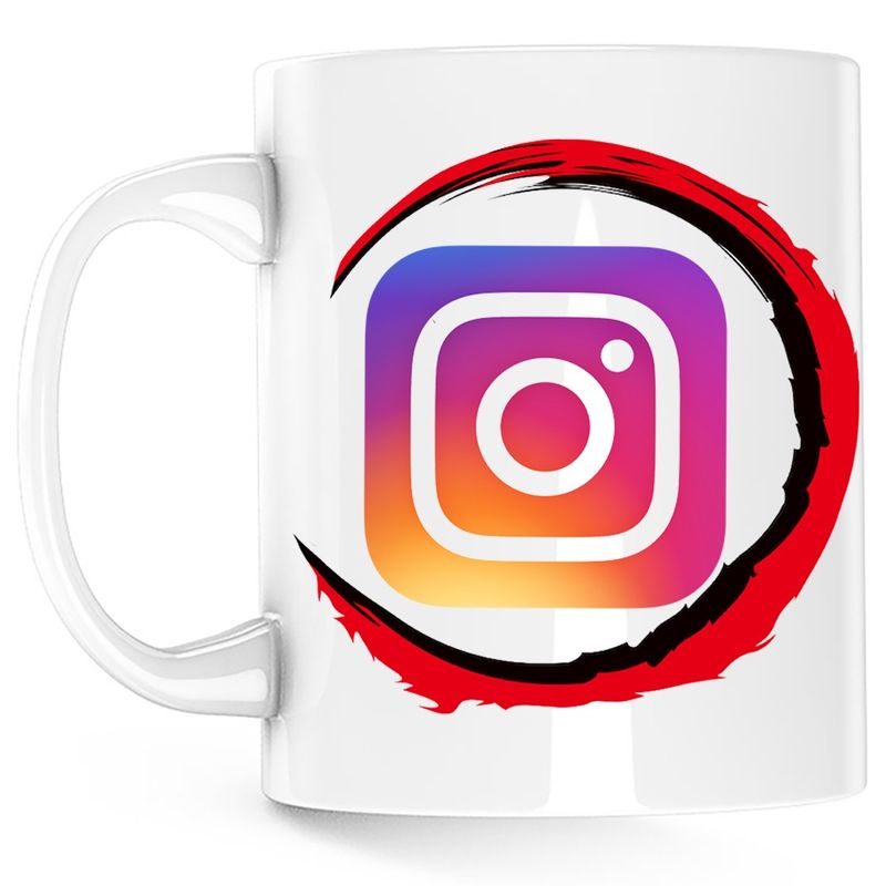 Casa si Gradina - Bucatarie si vesela - Cani si pahare - Cani si cesti - Cana Demon Slayer Insta Creator Instagram Anime, alba, 330 ml - Infinity.ro