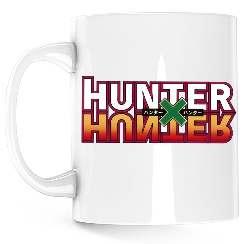 Casa si Gradina - Bucatarie si vesela - Cani si pahare - Cani si cesti - Cana Logo Hunter x Hunter Anime Manga, alba, 330 ml - Infinity.ro