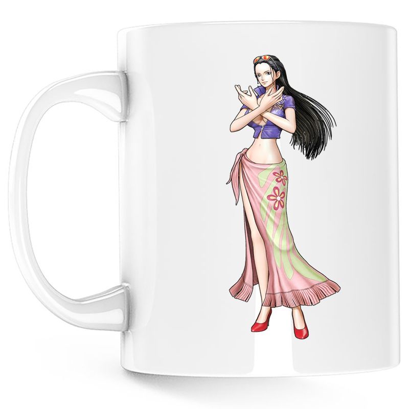 Casa si Gradina - Bucatarie si vesela - Cani si pahare - Cani si cesti - Cana Boa Hancock One Piece Kuja Pirates Captain, alba, 330 ml - Infinity.ro