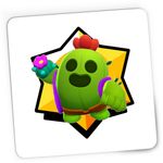 PC, gaming si accesorii - Periferice PC - Mousepad - Mousepad Gaming Spike Hello Brawl Stars, 21x19 cm - Infinity.ro