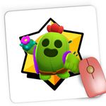 PC, gaming si accesorii - Periferice PC - Mousepad - Mousepad Gaming Spike Hello Brawl Stars, 21x19 cm - Infinity.ro