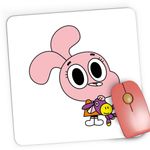 PC, gaming si accesorii - Periferice PC - Mousepad - Mousepad Gaming Anais Watterson Gumball Sora Darwin, 21x19 cm - Infinity.ro