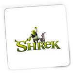 PC, gaming si accesorii - Periferice PC - Mousepad - Mousepad Gaming Shrek Logo Monster Donkey Animal Gnom Medieval, 21x19 см - Infinity.ro