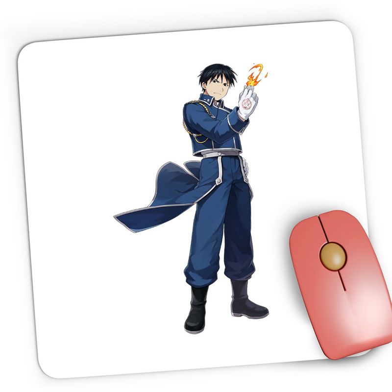 PC, gaming si accesorii - Periferice PC - Mousepad - Mousepad Gaming Colonel Roy Mustang Fullmetal Alchemist, 21x19 cm - Infinity.ro