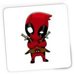 PC, gaming si accesorii - Periferice PC - Mousepad - Mousepad Gaming Deadpool Baby Arte Martiale, 21x19 cm - Infinity.ro