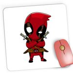 PC, gaming si accesorii - Periferice PC - Mousepad - Mousepad Gaming Deadpool Baby Arte Martiale, 21x19 cm - Infinity.ro