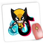PC, gaming si accesorii - Periferice PC - Mousepad - Mousepad Gaming Wolverine XMen Fortnite VBucks Tiktok, 21x19 cm - Infinity.ro