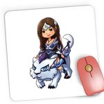 PC, gaming si accesorii - Periferice PC - Mousepad - Mousepad Gaming Rylai Crystal Maiden Dota 2 Hero Wolf, 21x19 cm - Infinity.ro
