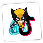 PC, gaming si accesorii - Periferice PC - Mousepad - Mousepad Gaming Wolverine XMen Fortnite VBucks Tiktok, 21x19 cm - Infinity.ro