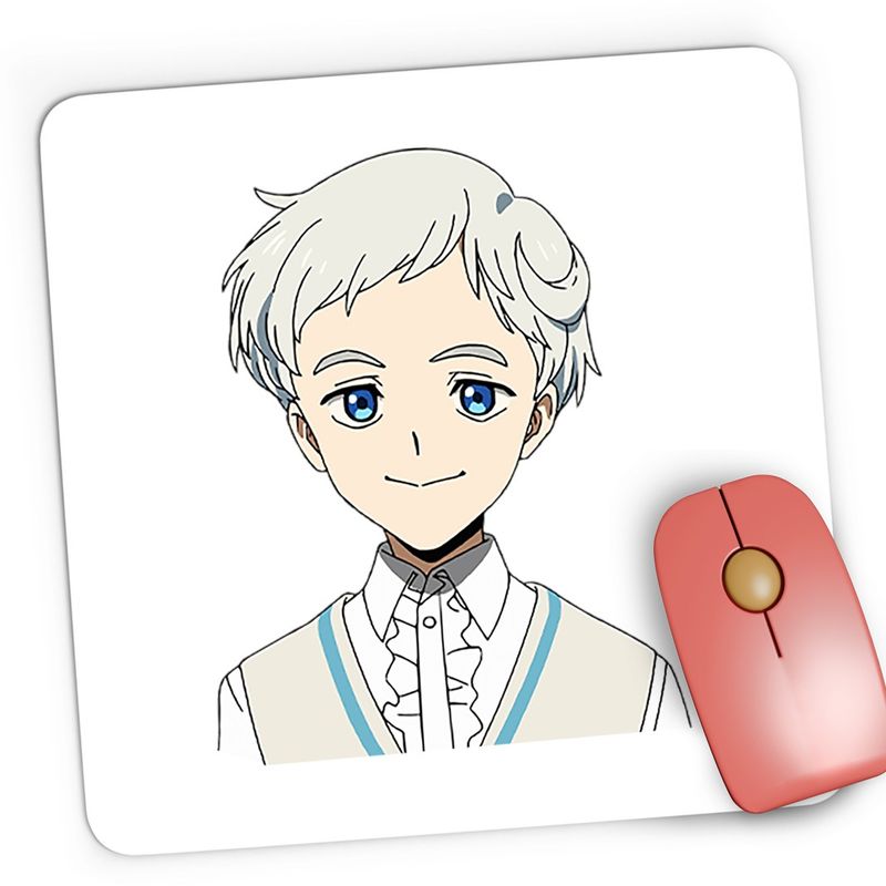 PC, gaming si accesorii - Periferice PC - Mousepad - Mousepad Gaming The Promised Neverland Norman Kaiu Shirai, 21x19 cm - Infinity.ro