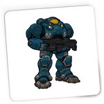 PC, gaming si accesorii - Periferice PC - Mousepad - Mousepad Gaming StarCraft 2 Terran Unit Out With It, 21x19 cm - Infinity.ro