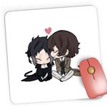 PC, gaming si accesorii - Periferice PC - Mousepad - Mousepad Gaming Bungo Stray Dogs Chibi Plush Anime Manga, 21x19 cm - Infinity.ro
