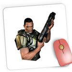 PC, gaming si accesorii - Periferice PC - Mousepad - Mousepad Gaming Quake Doom Pistol Air Quakerism Battle Insta, 21x19 cm - Infinity.ro