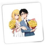 PC, gaming si accesorii - Periferice PC - Mousepad - Mousepad Gaming Your Lie in April Dragobete Valentine's Day Gift, 21x19 cm - Infinity.ro
