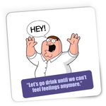 PC, gaming si accesorii - Periferice PC - Mousepad - Mousepad Gaming Family Guy Father Stewie Telegram Sticker Quotes, 21x19 см - Infinity.ro
