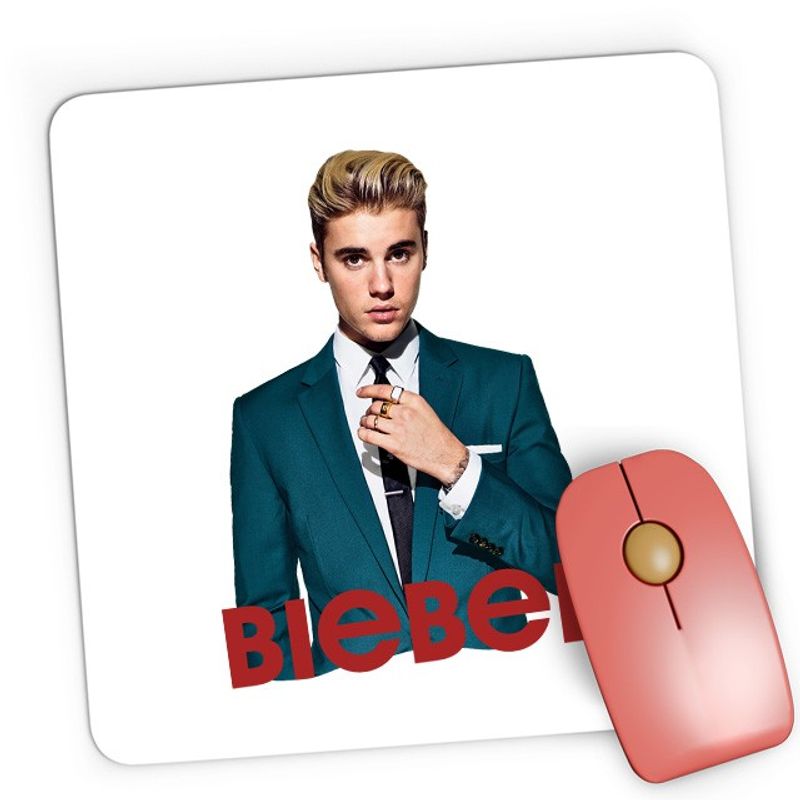 PC, gaming si accesorii - Periferice PC - Mousepad - Mousepad Gaming Justin Bieber Classy Suit Gentleman Artist, 21x19 см - Infinity.ro