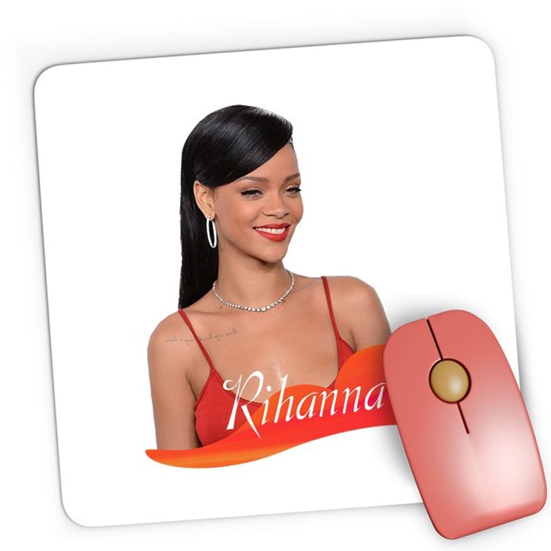 PC, gaming si accesorii - Periferice PC - Mousepad - Mousepad Gaming Rihanna Beautiful Lady Concert Style American, 21x19 см - Infinity.ro