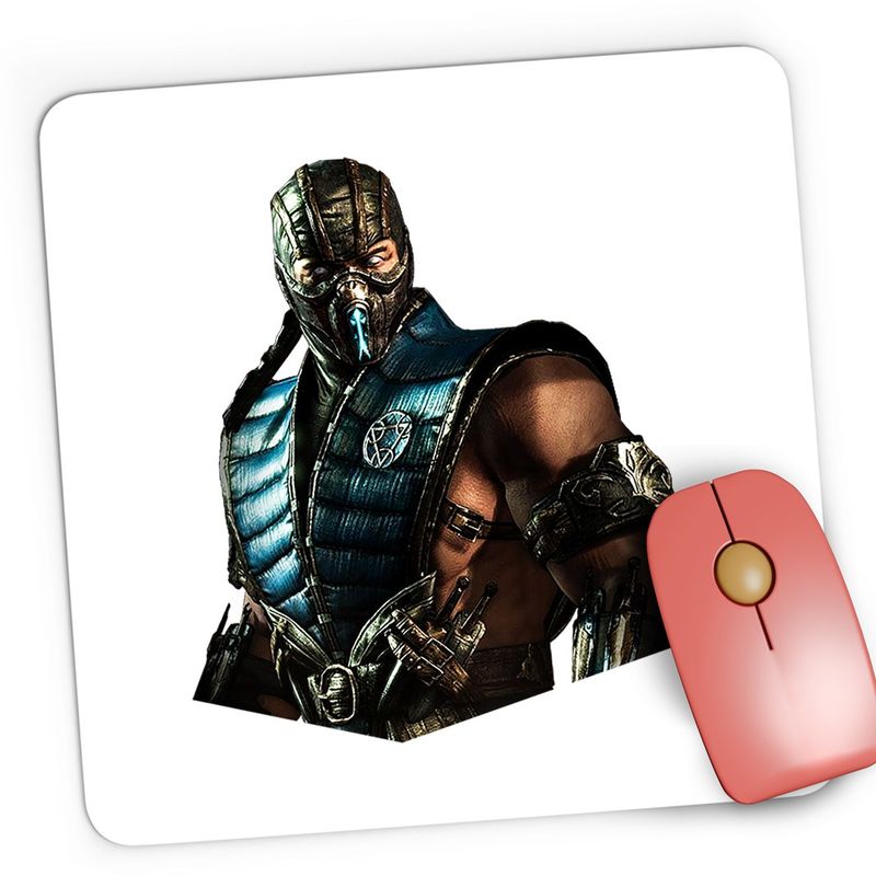 PC, gaming si accesorii - Periferice PC - Mousepad - Mousepad Gaming Mortal Kombat Mythologies Injustice Monster, 21x19 cm - Infinity.ro