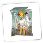PC, gaming si accesorii - Periferice PC - Mousepad - Mousepad Gaming The Promised Neverland Emma Ray Norman Zid, 21x19 cm - Infinity.ro