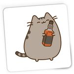 PC, gaming si accesorii - Periferice PC - Mousepad - Mousepad Gaming Pusheen Cat Whisky Pisica Dragobete Plush, 21x19 cm - Infinity.ro