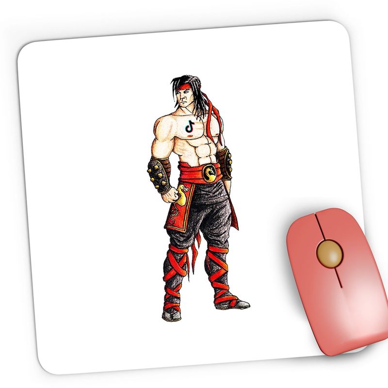 PC, gaming si accesorii - Periferice PC - Mousepad - Mousepad Gaming Mortal Kombat Kang Karate TikTok Dota Game, 21x19 cm - Infinity.ro