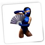 PC, gaming si accesorii - Periferice PC - Mousepad - Mousepad Gaming Mortal Kombat Mileena Hand Blue Evantai Magic, 21x19 cm - Infinity.ro