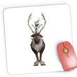 PC, gaming si accesorii - Periferice PC - Mousepad - Mousepad Gaming Disney Elsa Frozen Olaf Sven Desene, 21x19 cm - Infinity.ro