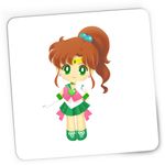 PC, gaming si accesorii - Periferice PC - Mousepad - Mousepad Gaming Sailor Moon Jupiter Chibi Bebe Fetita Anime, 21x19 cm - Infinity.ro
