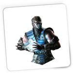 PC, gaming si accesorii - Periferice PC - Mousepad - Mousepad Gaming Mortal Kombat Holding Chackra Blue Magic Armour, 21x19 cm - Infinity.ro