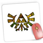 PC, gaming si accesorii - Periferice PC - Mousepad - Mousepad Gaming Legend of Zelda Logo Mozaic Breath Sky, 21x19 cm - Infinity.ro