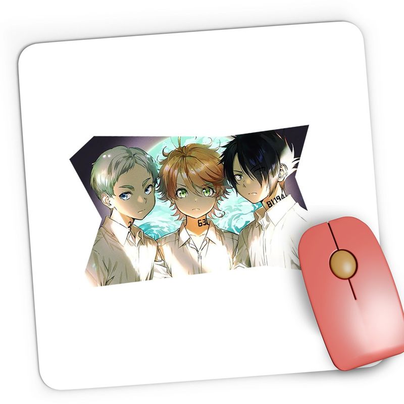 PC, gaming si accesorii - Periferice PC - Mousepad - Mousepad Gaming The Promised Neverland Kaiu Shirai Anime, 21x19 cm - Infinity.ro