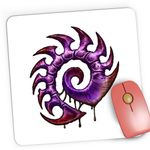 PC, gaming si accesorii - Periferice PC - Mousepad - Mousepad Gaming StarCraft 2 Zerg Those about to die I salute you, 21x19 cm - Infinity.ro