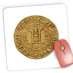 PC, gaming si accesorii - Periferice PC - Mousepad - Mousepad Gaming Age of Empires Moneda Ev Mediu Imperiu Bizantin, 21x19 cm - Infinity.ro