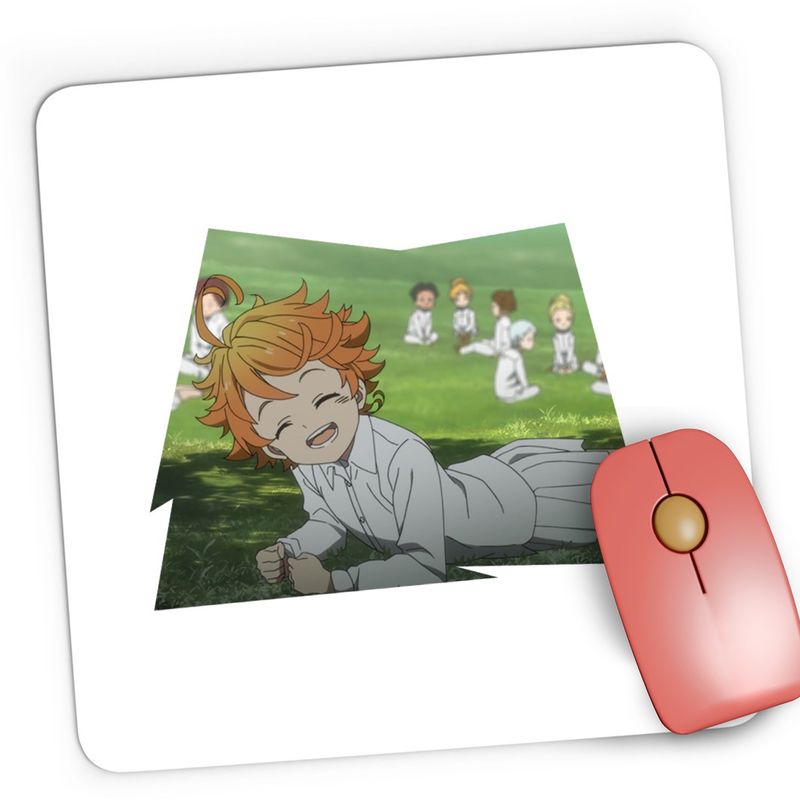 PC, gaming si accesorii - Periferice PC - Mousepad - Mousepad Gaming The Promised Neverland Emma Bucurie, 21x19 cm - Infinity.ro