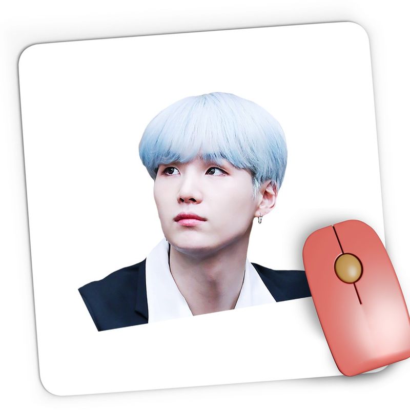 PC, gaming si accesorii - Periferice PC - Mousepad - Mousepad Gaming BTS Suga Agust D, 21x19 cm - Infinity.ro
