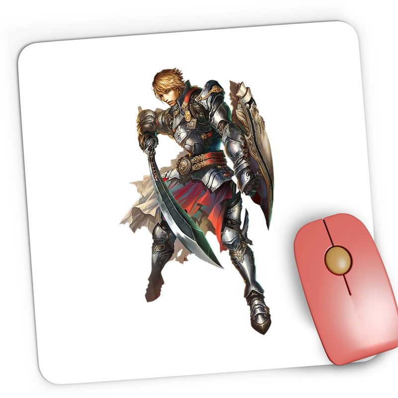 PC, gaming si accesorii - Periferice PC - Mousepad - Mousepad Gaming Lineage 2 Revolution Fan Art Weapon Game, 21x19 cm - Infinity.ro