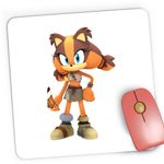 PC, gaming si accesorii - Periferice PC - Mousepad - Mousepad Gaming Sonic Sticks the Badger Energie, 21x19 cm - Infinity.ro