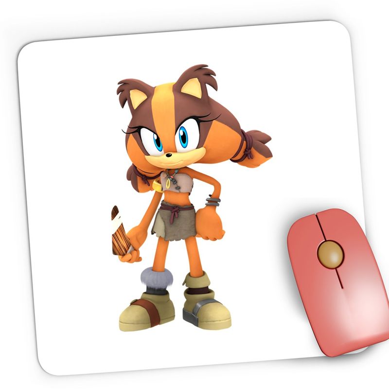 PC, gaming si accesorii - Periferice PC - Mousepad - Mousepad Gaming Sonic Sticks the Badger Energie, 21x19 cm - Infinity.ro