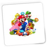 PC, gaming si accesorii - Periferice PC - Mousepad - Mousepad Gaming Super Mario Bros Toata Echipa 3D World, 21x19 cm - Infinity.ro