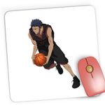 PC, gaming si accesorii - Periferice PC - Mousepad - Mousepad Gaming Kuroko no Basket Daiki Aomine Jucator Anime, 21x19 cm - Infinity.ro