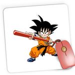 PC, gaming si accesorii - Periferice PC - Mousepad - Mousepad Gaming Dragon Ball Z Son Goku Ziua Barbatului, 21x19 cm - Infinity.ro