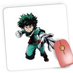 PC, gaming si accesorii - Periferice PC - Mousepad - Mousepad Gaming Rebel Deku Izuku My Hero Academia Anime, 21x19 cm - Infinity.ro